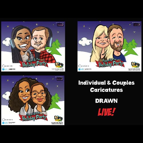 Big Heads and Beats Digital Caricature Booth Image #1