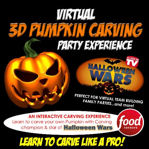 Hybrid or Virtual Pumpkin Carving Party Experience Image #0
