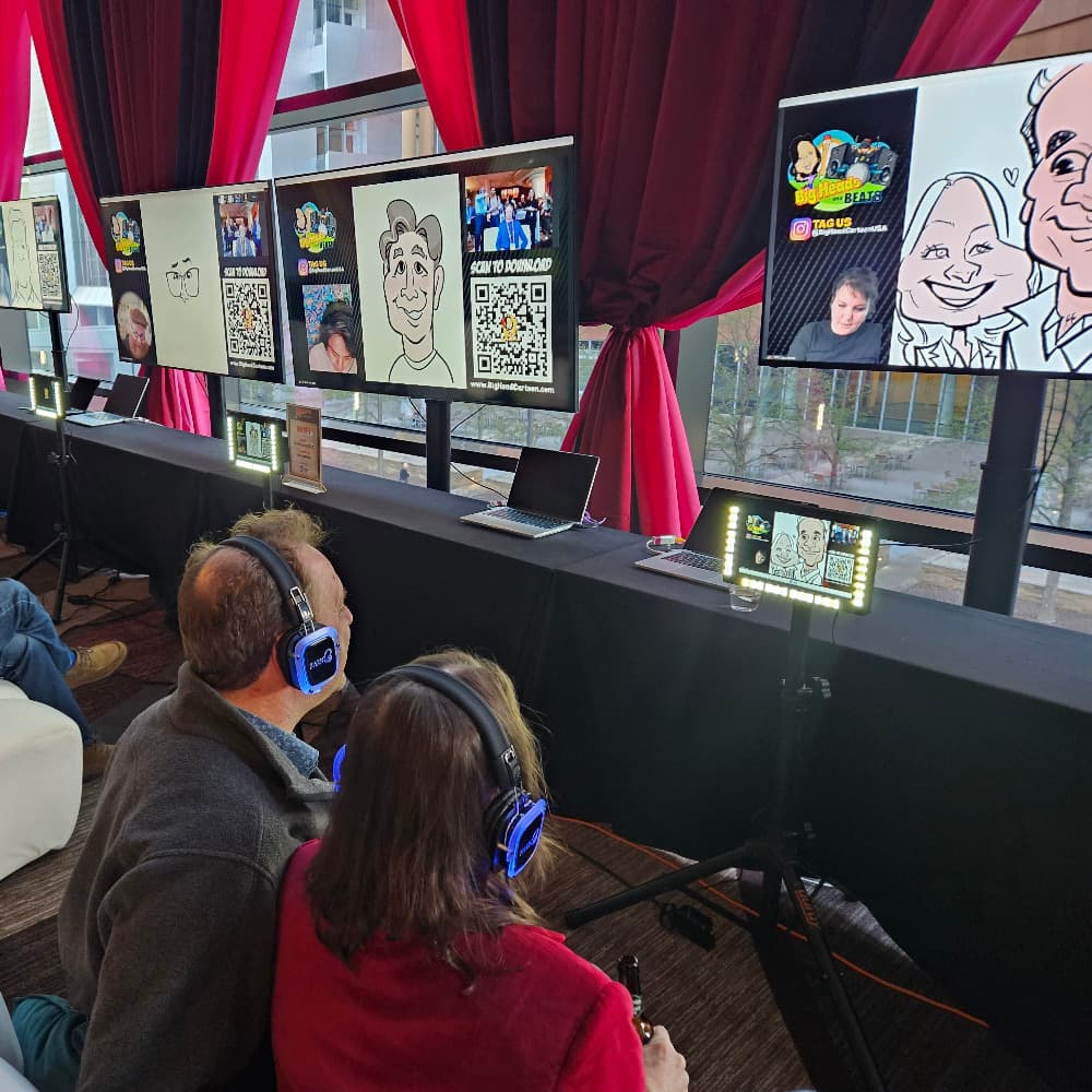 Digital Caricatures, DJ and Emcee Party Experience (Silent Disco) Image #2