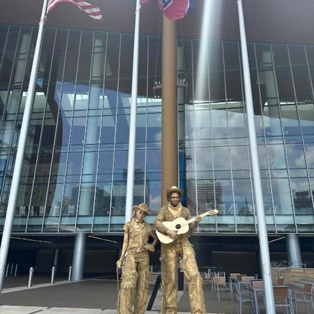 GOLDEN COWBOY/COWGIRL STATUE Image #3