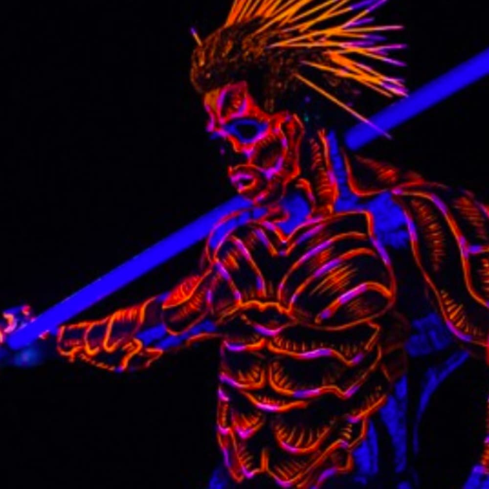 UV Blacklight & Live Painting by Trina Merry