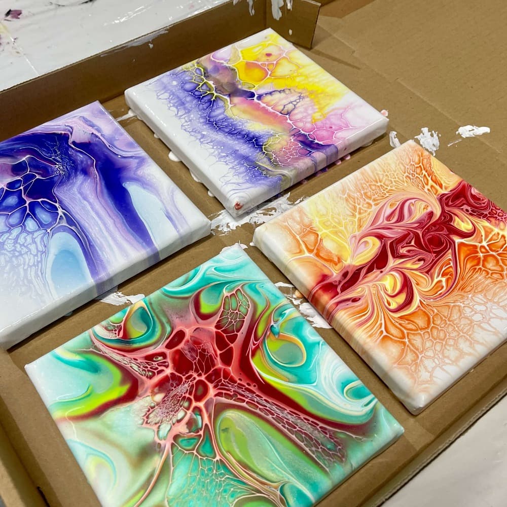 Acrylic Flow Art by Anja Yamaji Image #4
