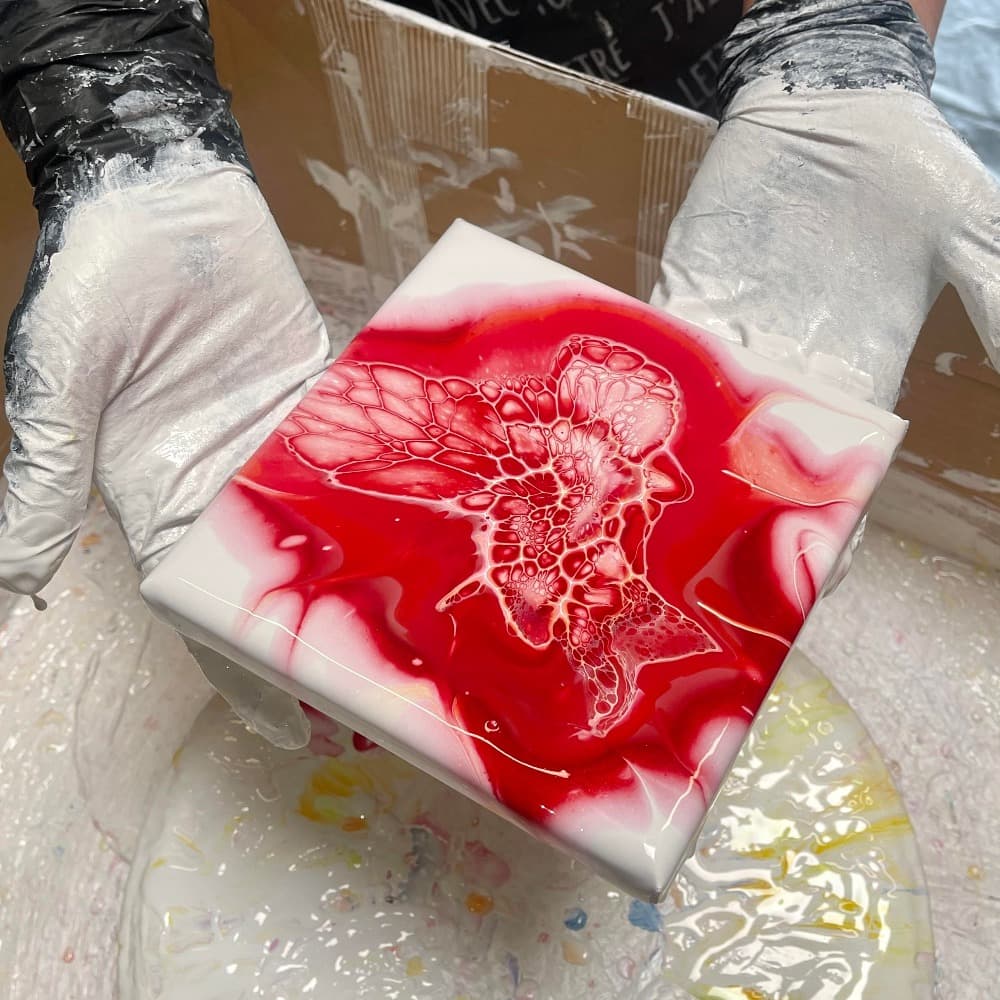 Acrylic Flow Art by Anja Yamaji Image #6