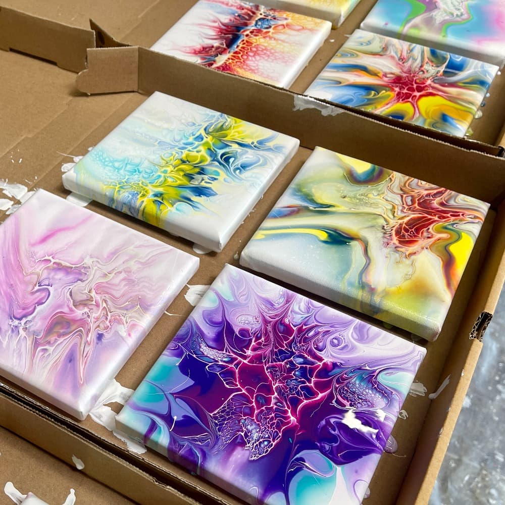 Acrylic Flow Art by Anja Yamaji Image #10