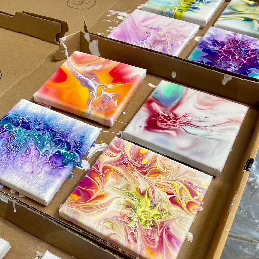 Acrylic Flow Art by Anja Yamaji Image #11