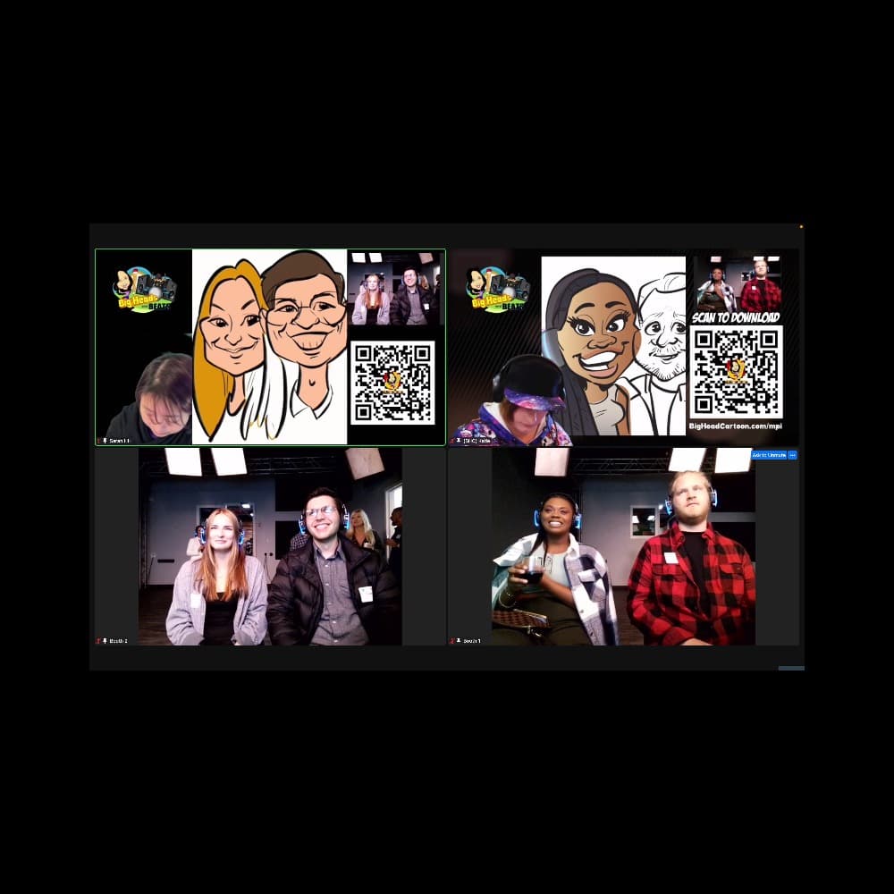 Big Heads and Beats Digital Caricature Booth Image #4