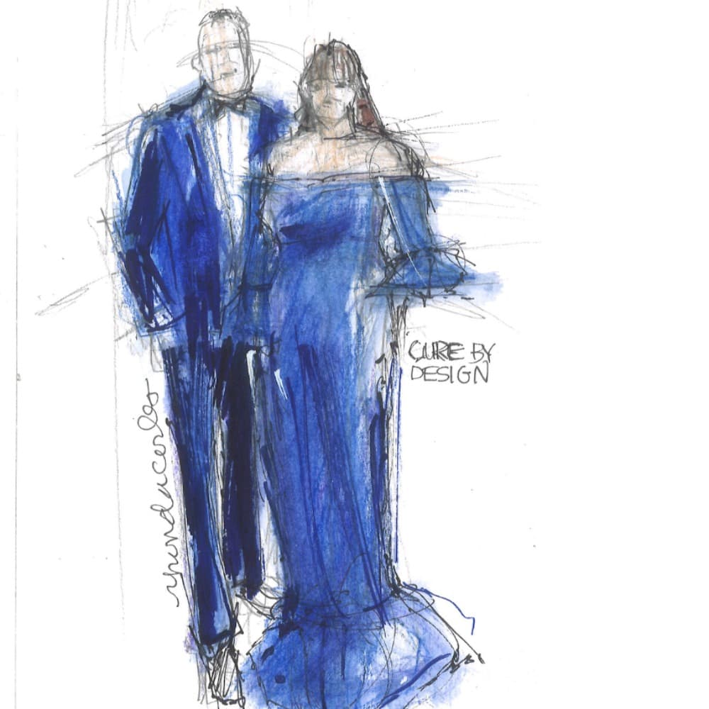 Color + Chaos Fashion Illustration by Rhonda Corley Image #3