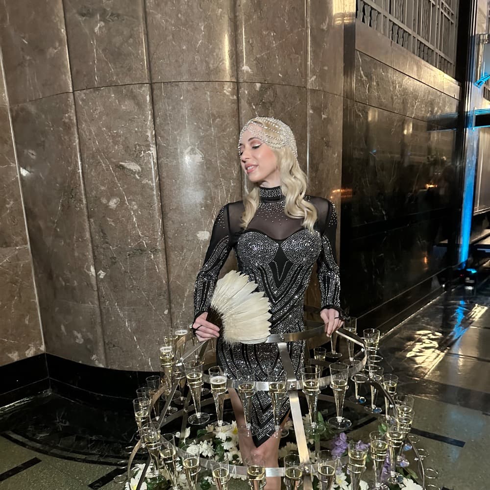 Strolling Champagne Skirt Image #0