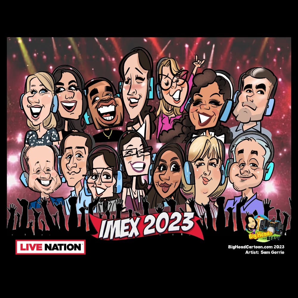 Digital Caricatures, DJ and Emcee Party Experience (Full Set Up: Sound + AV ) Image #5