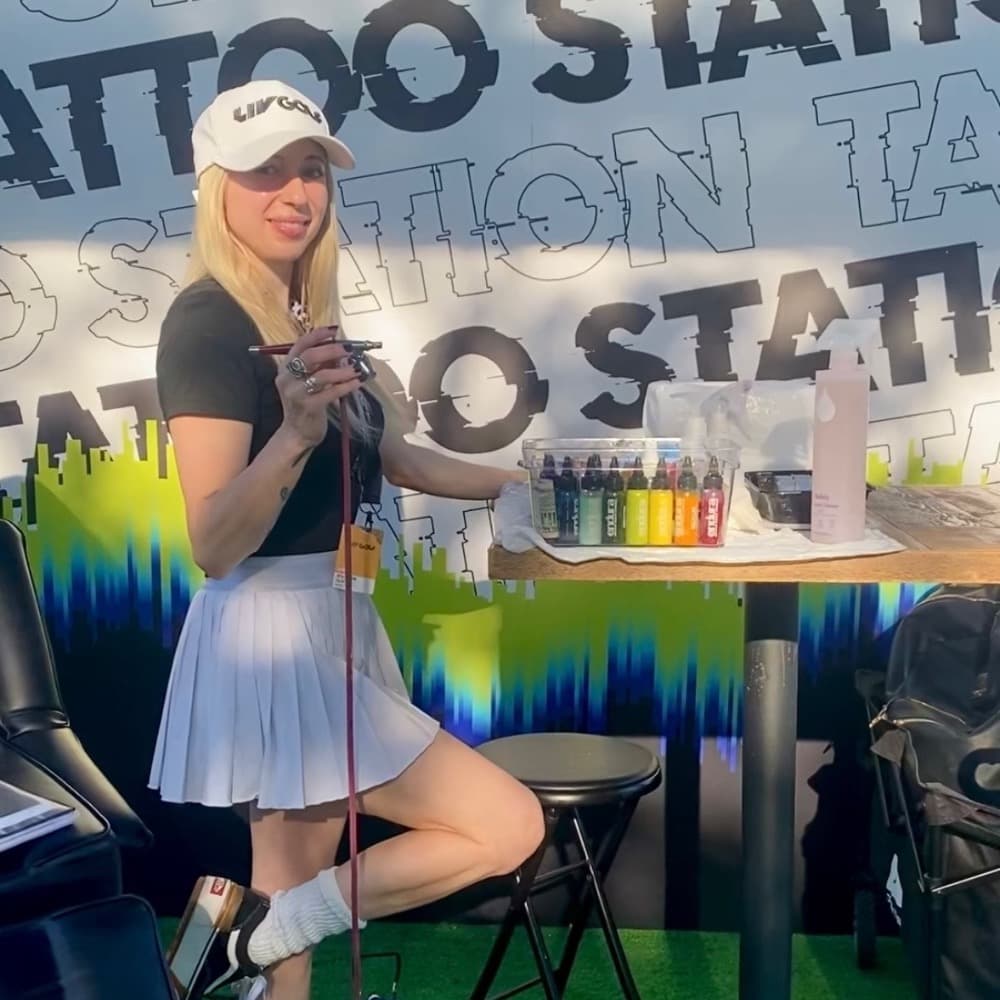Temporary Airbrush Tattoo Activation