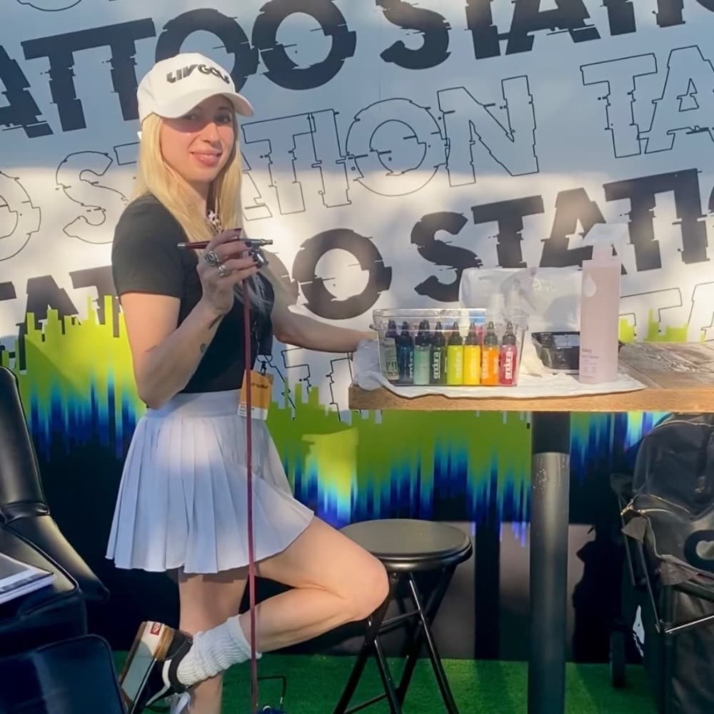 Temporary Airbrush Tattoo Activation Image #1