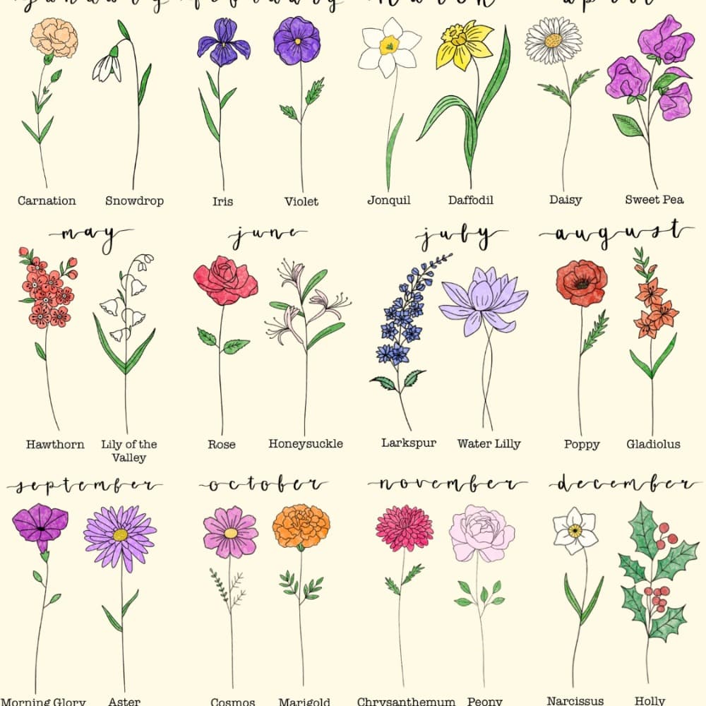 Birth Flower Readings