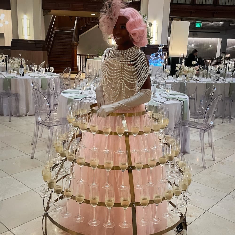 Strolling Champagne Skirt Image #3