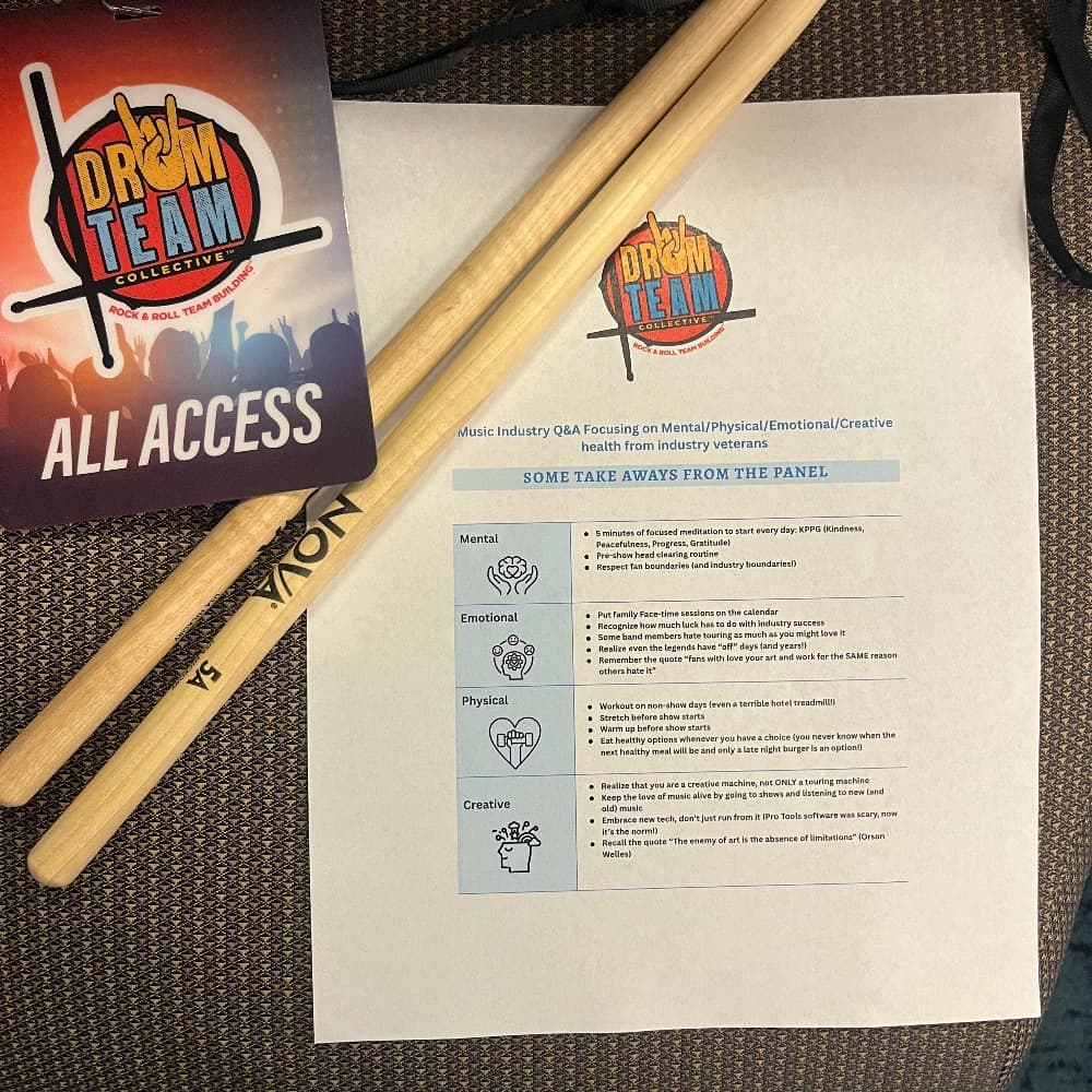 Drum Team Collective Rock & Roll Team Building® presents: Music Industry Q&A Image #2