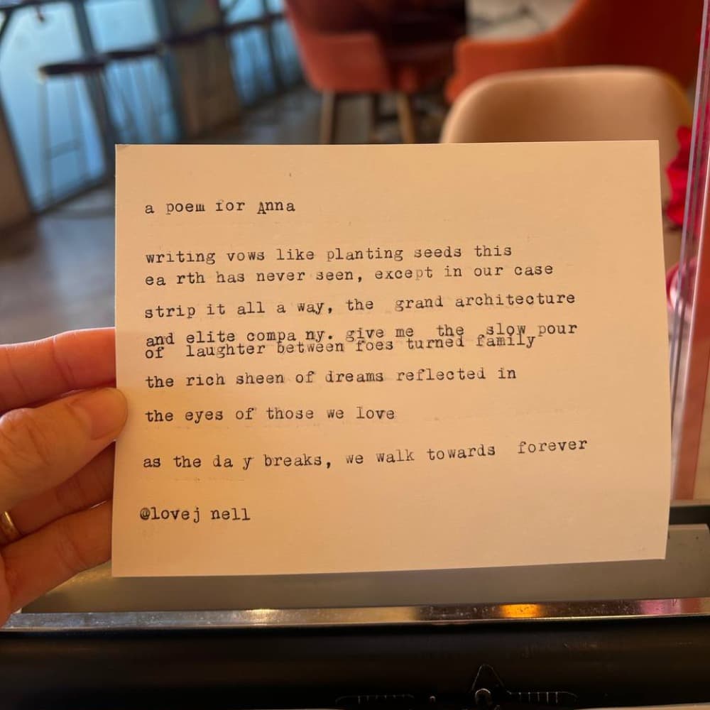 Jeanelle Fu - Typewriter Poet Image #2