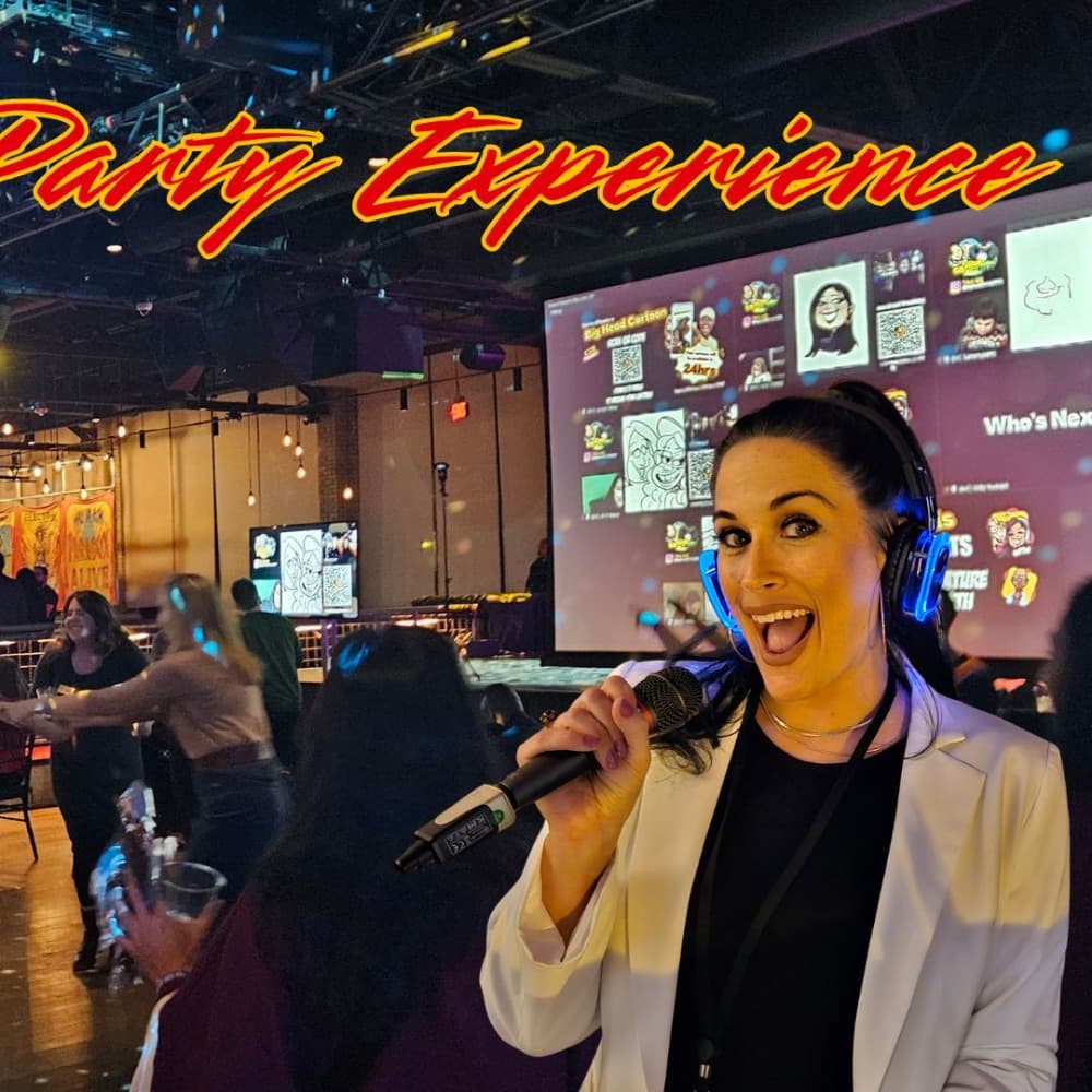Digital Caricatures, DJ and Emcee Party Experience (Full Set Up: Sound + AV ) Image #2