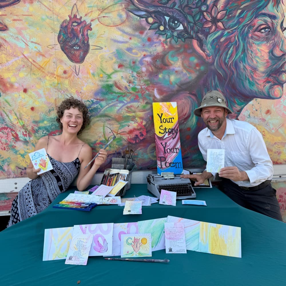 Hearts Arts: Poetry & Paint with Flamgu & HeartToPenPoetry Image #0