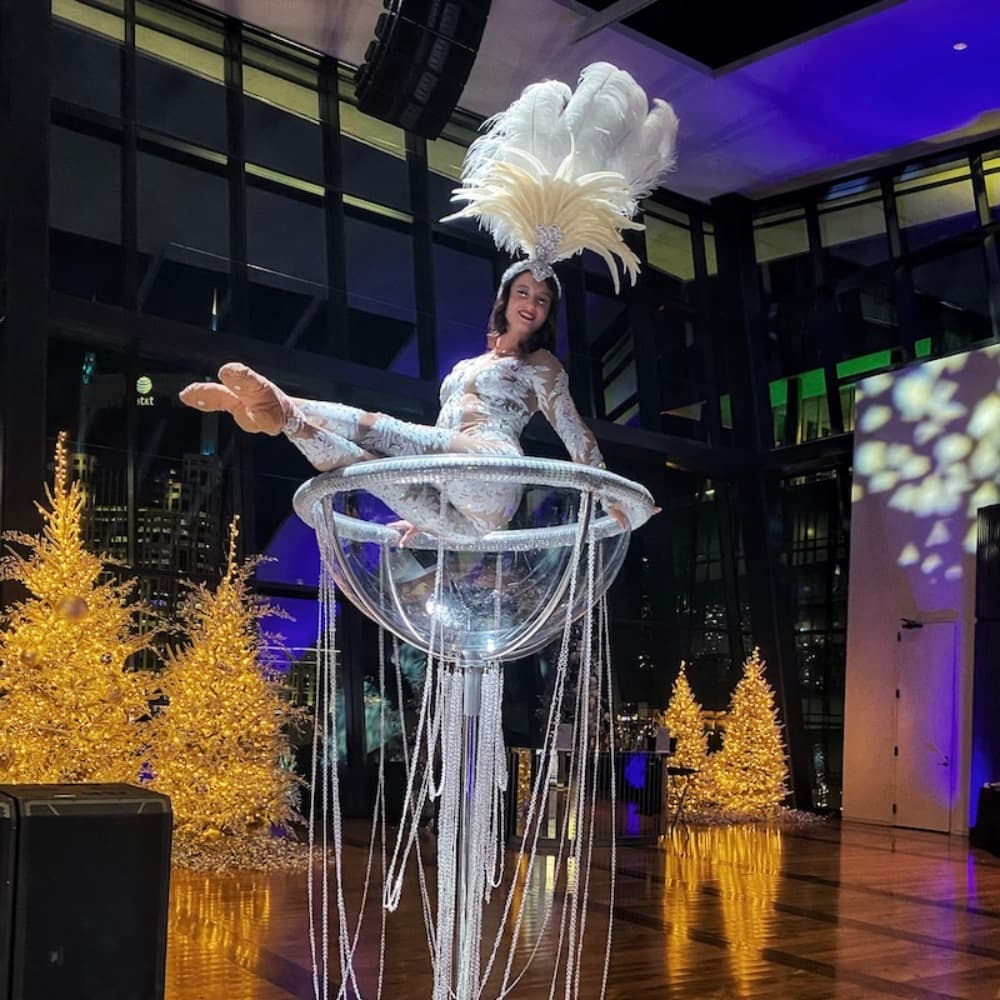 Martini Glass Aerialist & Champagne Experience Profile Picture