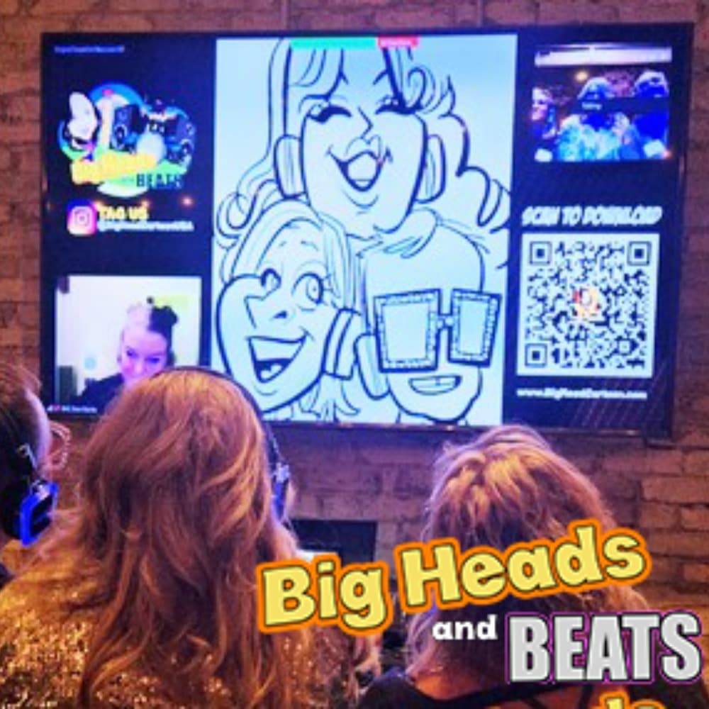 Big Heads and Beats Digital Caricature Booth Image #3