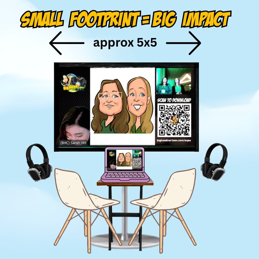 Big Heads and Beats Digital Caricature Booth Image #3