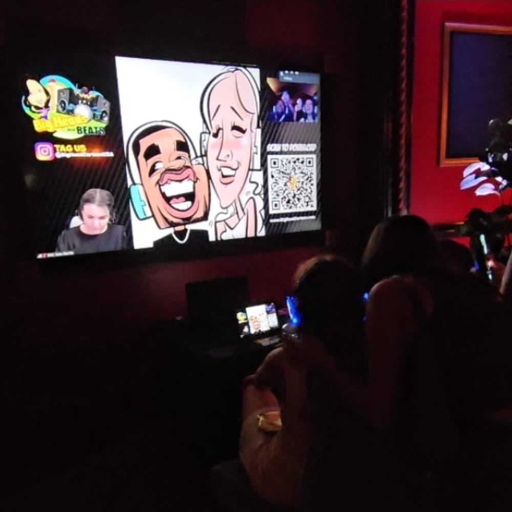 Big Heads and Beats Digital Caricature Booth Image #5