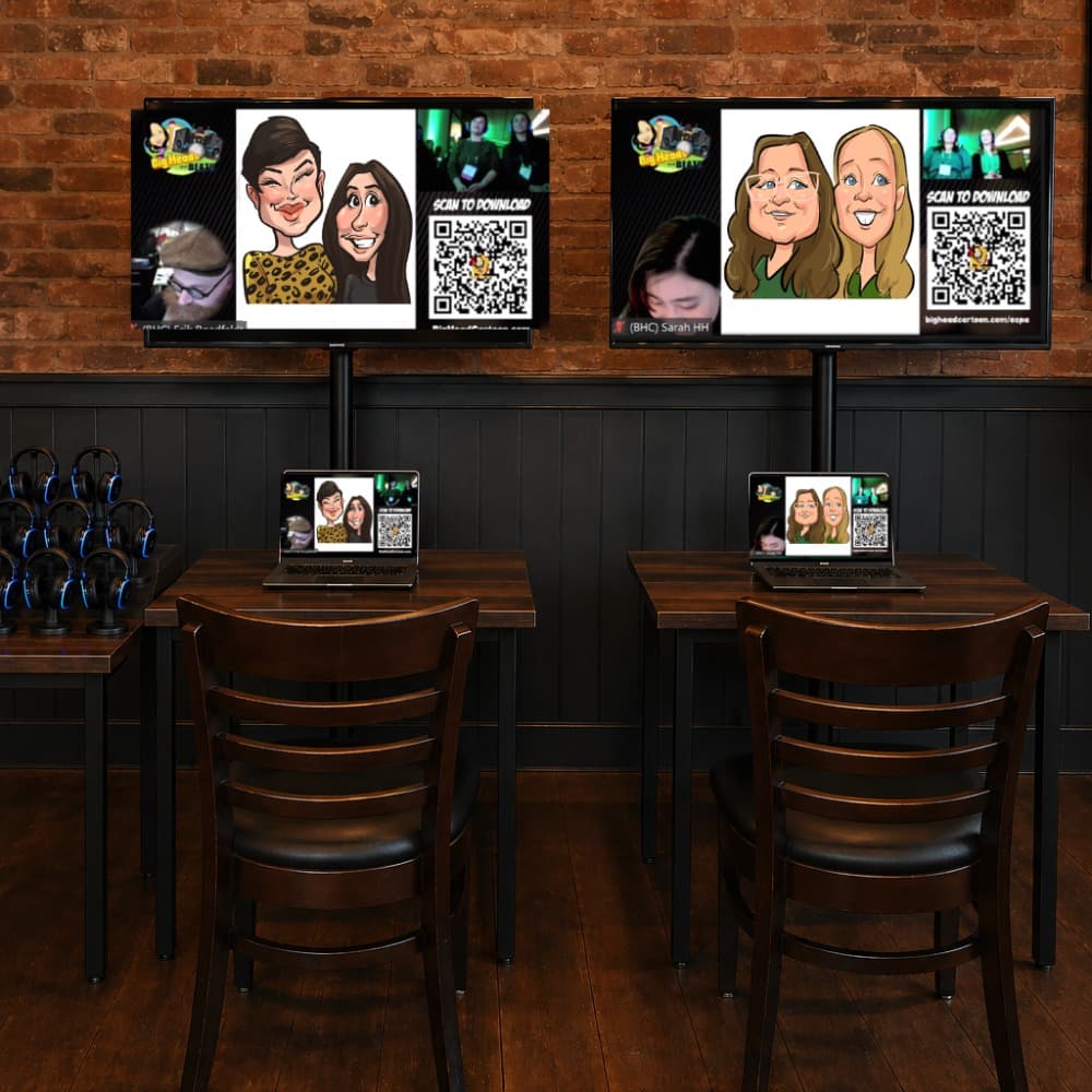 Big Heads and Beats Digital Caricature Booth Image #3