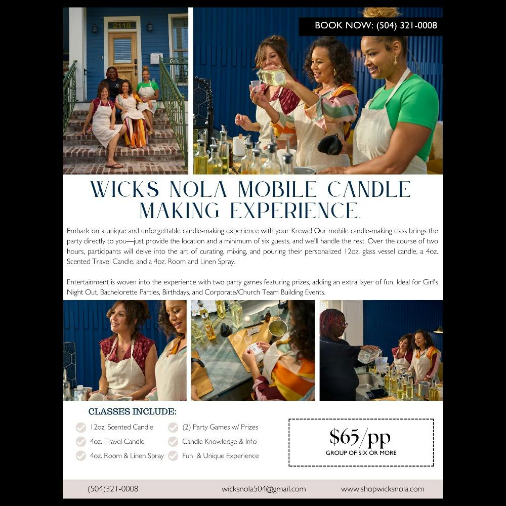 Wicks NOLA Candle Company/Mobile Candle-Making Workshops Image #0