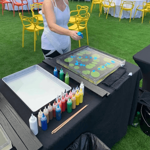 Fabric Marbling Station