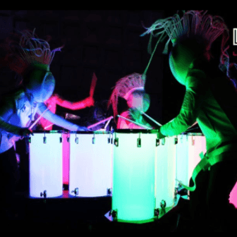 LED Drummer - Lights, Energy, Drums!